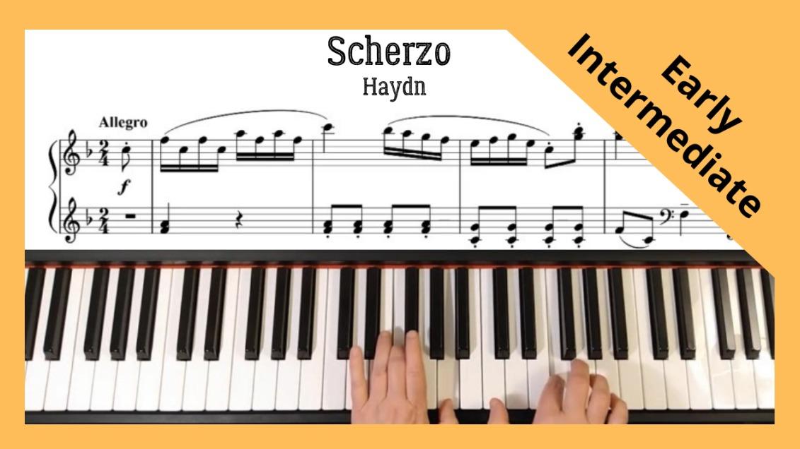 Haydn - Scherzo in F major from Sonata N.3