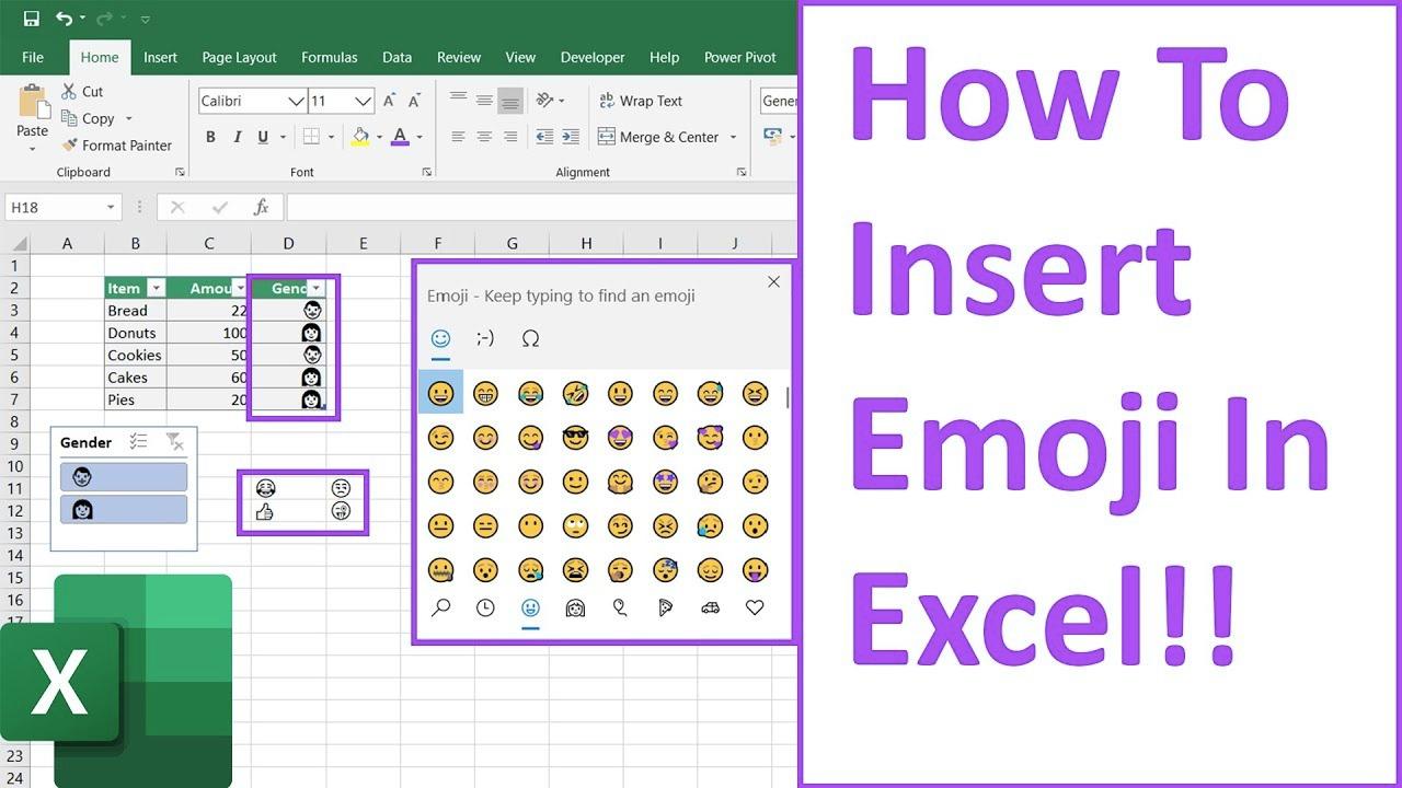 How to Insert Emojis in Microsoft Excel
