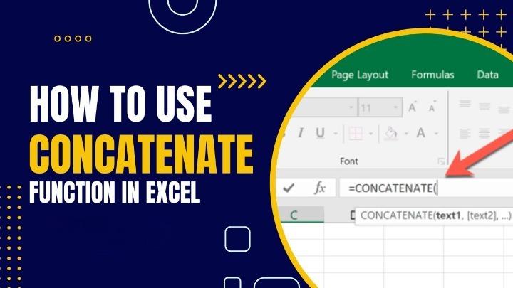 The CONCATENATE Function in Microsoft Excel